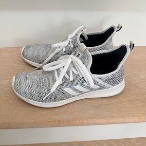 adidas White and Gray Sneakers